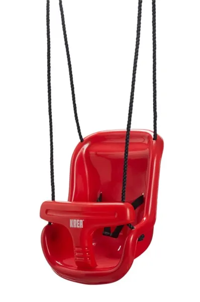 Gunga med hög rygg - Röd