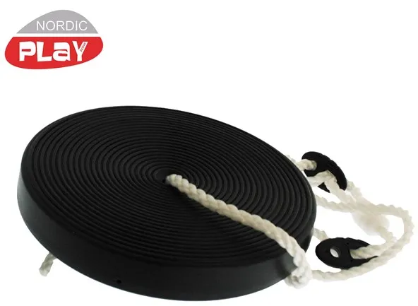 Nordic Play Tallriksgunga svart m/rep