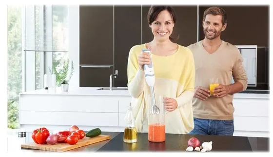 Braun Stavblender Multiquick 5 Vario MQ 5200 WH - hand blender - white/grey - 1000 W